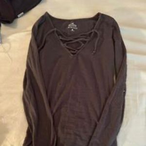 Hollister Black Long Sleeve, S
